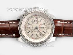 Breitling for Bentley GT Chronograph Asia Valjoux 7750 Movement with White Dial-New Version