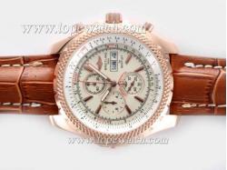 Breitling for Bentley GT Working Chronograph Rose Gold Case with White Dial