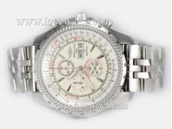 Breitling for Bentley GT Working Chronograph with White Dial