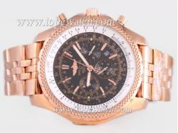 Breitling for Bentley Motors Chronograph Automatic Full Rose Gold with Black Dial