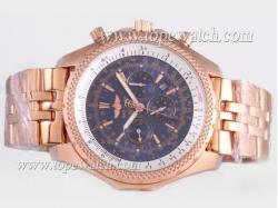 Breitling for Bentley Motors Chronograph Automatic Full Rose Gold with Blue Dial