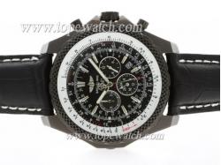 Breitling for Bentley Motors Chronograph Automatic PVD Case with Black Dial