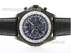 Breitling for Bentley Motors Chronograph Automatic PVD Case with Blue Dial