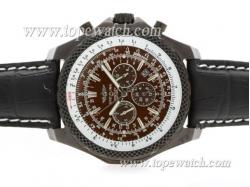 Breitling for Bentley Motors Chronograph Automatic PVD Case with Brown Dial