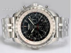 Breitling for Bentley Motors T Chronograph Asia Valjoux 7750 Movement New Version with Black Dial