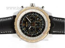 Breitling for Bentley Motors T Working Chronograph Two Tone Case with Black Dial