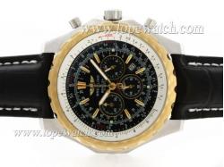 Breitling for Bentley Motors T Working Chronograph Two Tone Case with Black Dial