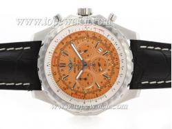 Breitling for Bentley Motors T Working Chronograph with Orange Dial-Deployment Buckle