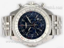 Breitling for Bentley Motors Working Chronograph with Blue Dial