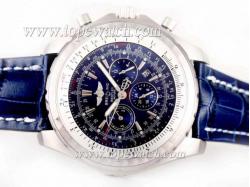 Breitling for Bentley T Motors Chronograph Automatic with Blue Dial and Strap