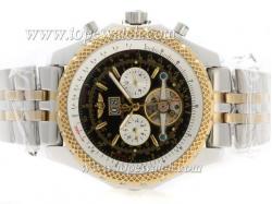 Breitling for Bentley Tourbillon Chronograph Automatic Two Tone with Black Dial S/S