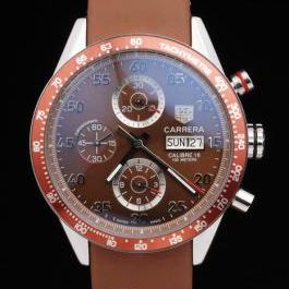 Carrera Brown Dial Calibre 16 Tag Heuer Watch-tag131