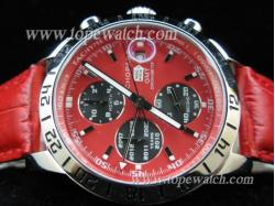 Chopard CP-034 MILLE MIGLIA 018 SS LEATHER AUTOMATIC RED