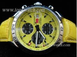 Chopard CP-036 MILLE MIGLIA 018 SS LEATHER AUTOMATIC YELLOW