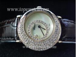 Chopard CP-057 022-1 WHITE GOLD CASE DIAMOND BEZEL QUARTZ