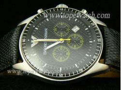 EMPORIO ARMANI EA-004 015 CHRONO QUARTZ BLACK