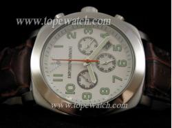 EMPORIO ARMANI EA-010 015 CHRONO QUARTZ WHITE