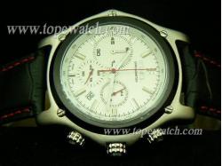 Ebel EB-004 EBEL 002 CHRONO QUARTZ WHITE LEATHER