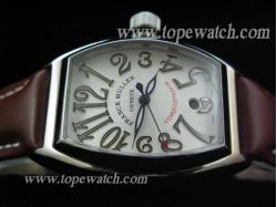 FM03003 FRANCK MULLER CONQUISDOR LEATHER SWISS ETA 2824