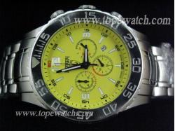 Ferrari FR-009 FERRARI 002 YELLOW CHRONO SS CASE QUARTZ