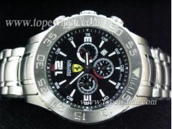 Ferrari FR-010 FERRARI 002 BLACK CHRONO SS CASE QUARTZ