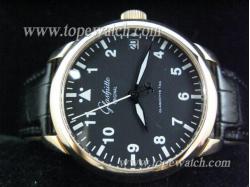 Glashutte GLT-006 ROSE GOLD CASE BLACK DIAL AUTO BLACK