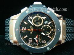 HB01020 HUBLOT BIG BANG GOLD CASE CERAMIC BEZEL ASIAN SWISS