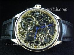 IWC IWC-022 IWC 006-1 GOLD DIAL GOLD CASE WINDDING BLACK