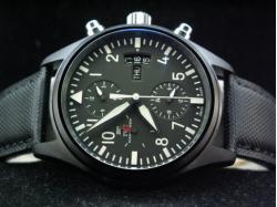 IWC_Leather Band_Black Face_Black Case_42/13mm