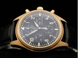 IWC_Leather Band_Black Face_Rose Gold Case_42/14.7mm