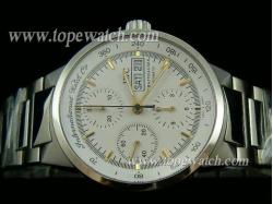 IWC11006 IWC GST SS CHRONO ASIAN SWISS 7750 28800BPH WHITE