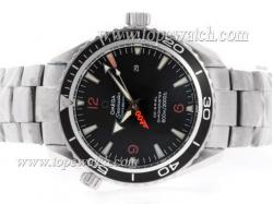 Omega Casino Royal 007 Planet Ocean with Orange Markers-Same Structure As ETA Version-High Quality