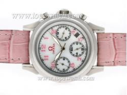 Omega Classic Working Chronograph with MOP Dial-Lady Size