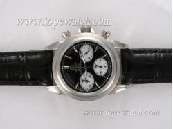 Omega De Ville Working Chronograph with Black Dial -Lady Size