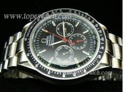 Omega OMG-027 OMEGA 022 SPEED-MASTER CHRONO AUTOMATIC BLACK