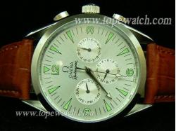 Omega OMG-034 OMEGA 043-1 RAILMASTER CHRONO AUTOMATIC WHITE