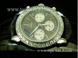 Omega OMG-047 OMEGA 047-1 DEVILLE CHRONO+DIAMOND QUARTZ