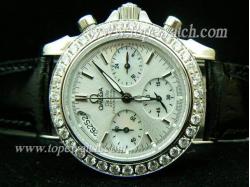 Omega OMG-049 OMEGA 047-1 DEVILLE CHRONO+DIAMOND QUARTZ