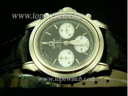 Omega OMG-071 OMEGA 047 DEVILLE CHRONO QUARTZ BLACK