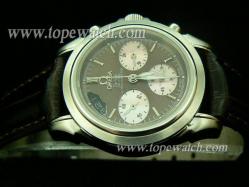 Omega OMG-072 OMEGA 047 DEVILLE CHRONO QUARTZ BROWN