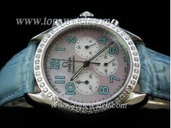 Omega OMG-091 SPEED MASTER 007 CHRONO DIAMOND QUARTZ