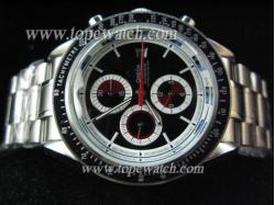 Omega OMG-119 061 BLACK CHRONO METER AUTO SS BAND