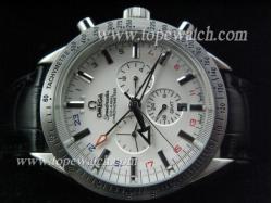 Omega OMG-122 062 SPEED-MASTER GMT CHRONO WHITE AUTOMATIC