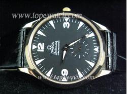 Omega OMG-155 ROSE GOLD CASE BLACK DIAL ASIA 7750