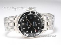 Omega Seamaster 007 James Bond Automatic with Black Dial and Bezel