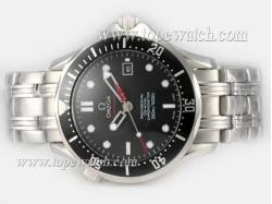 Omega Seamaster 007 James Bond With Black Dial-2008 Updated Version