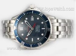 Omega Seamaster 007 James Bond With Blue Dial-2008 Updated Version