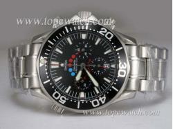 Omega Seamaster America's Cup Working Chronograph with Black Dial and Bezel