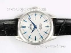 Omega Seamaster Aqua Terra Big Size Automatic Blue Marking with White Dial