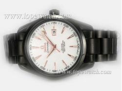 Omega Seamaster Aqua Terra Big Size Automatic Full PVD with White Dial